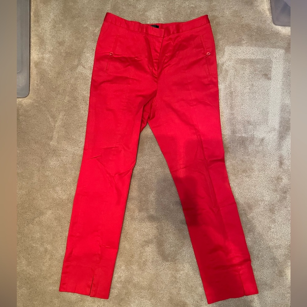 Carlisle Red Straight Leg Pants